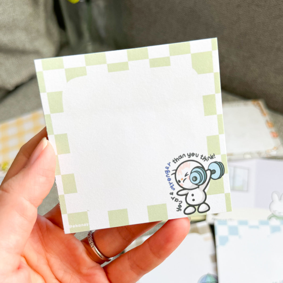 SN013 | Snomi "You're Stronger Than You Think" Sticky Notes