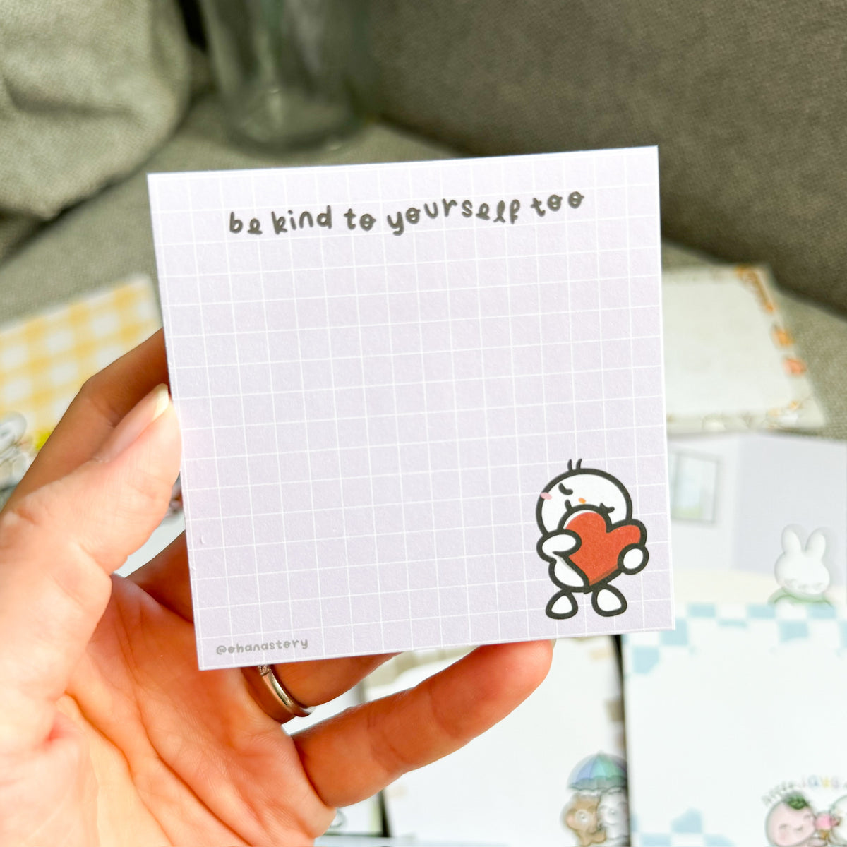 SN005 | Snomi "Be Kind to Yourself Too" Sticky Notes