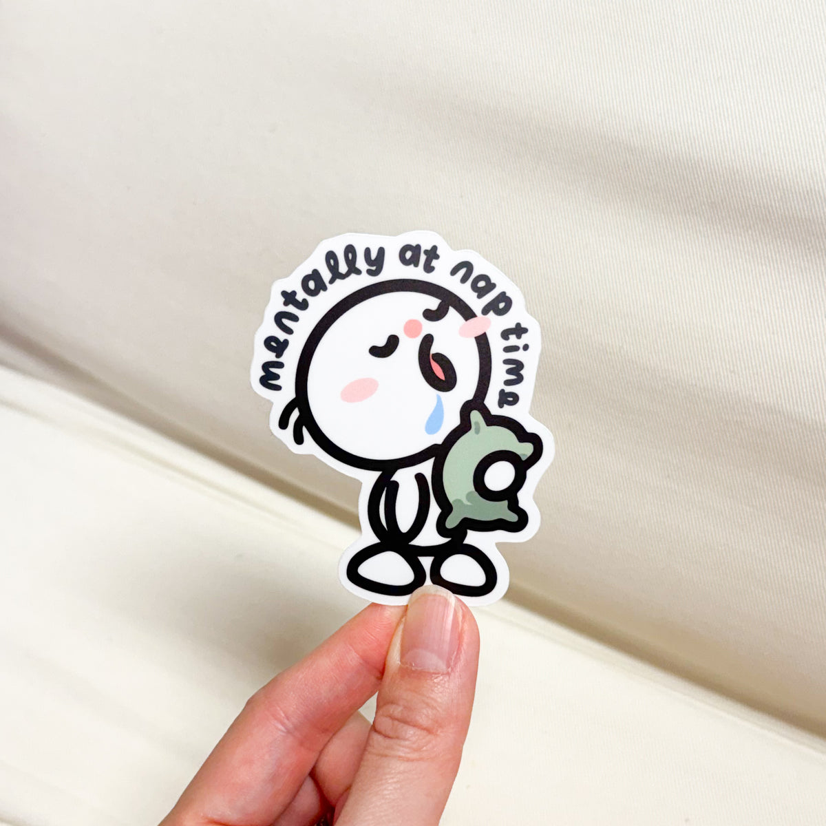 DC | Snomi "Mentally At Nap Time" Die Cut Sticker