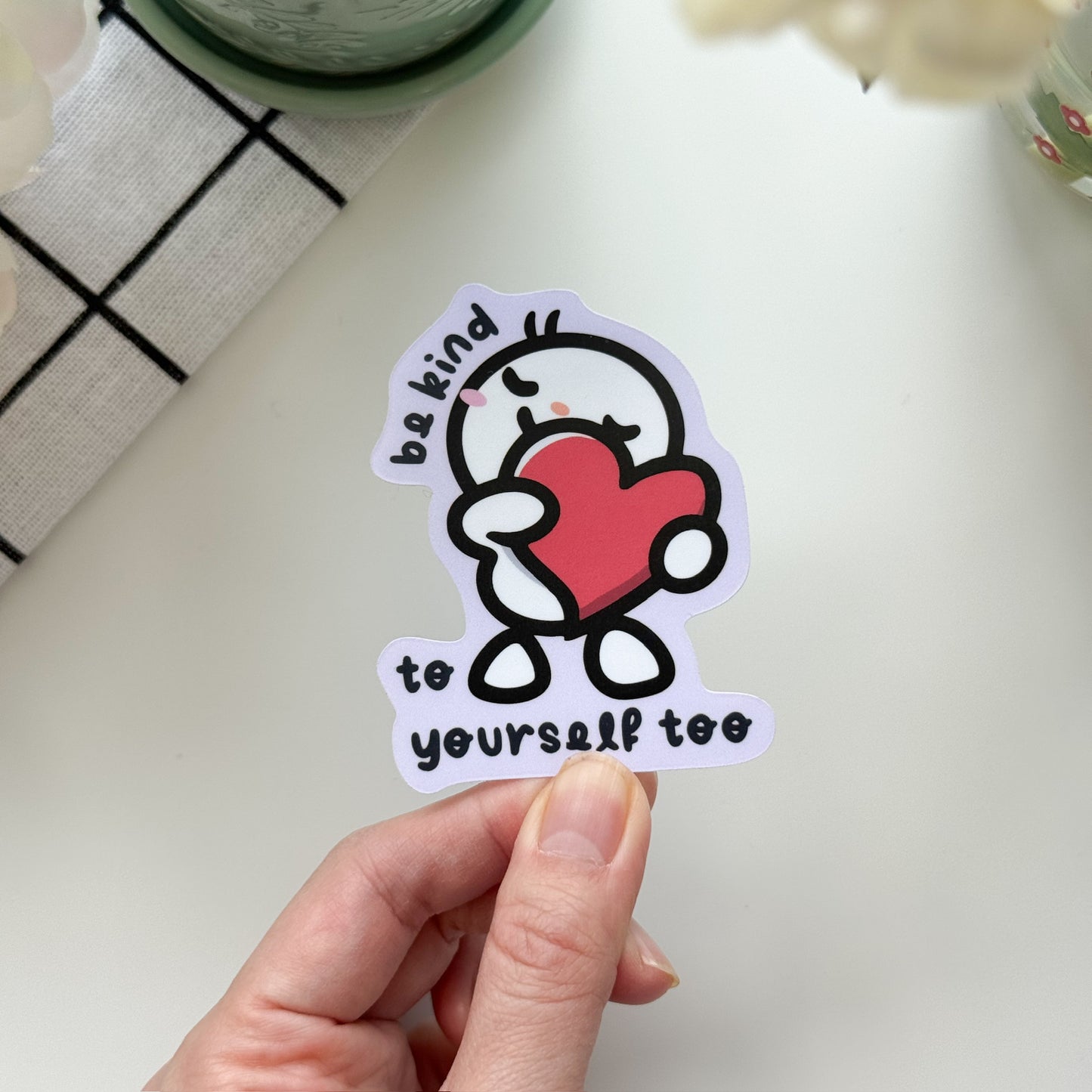 DC | "Be Kind to Yourself Too" Die Cut Sticker