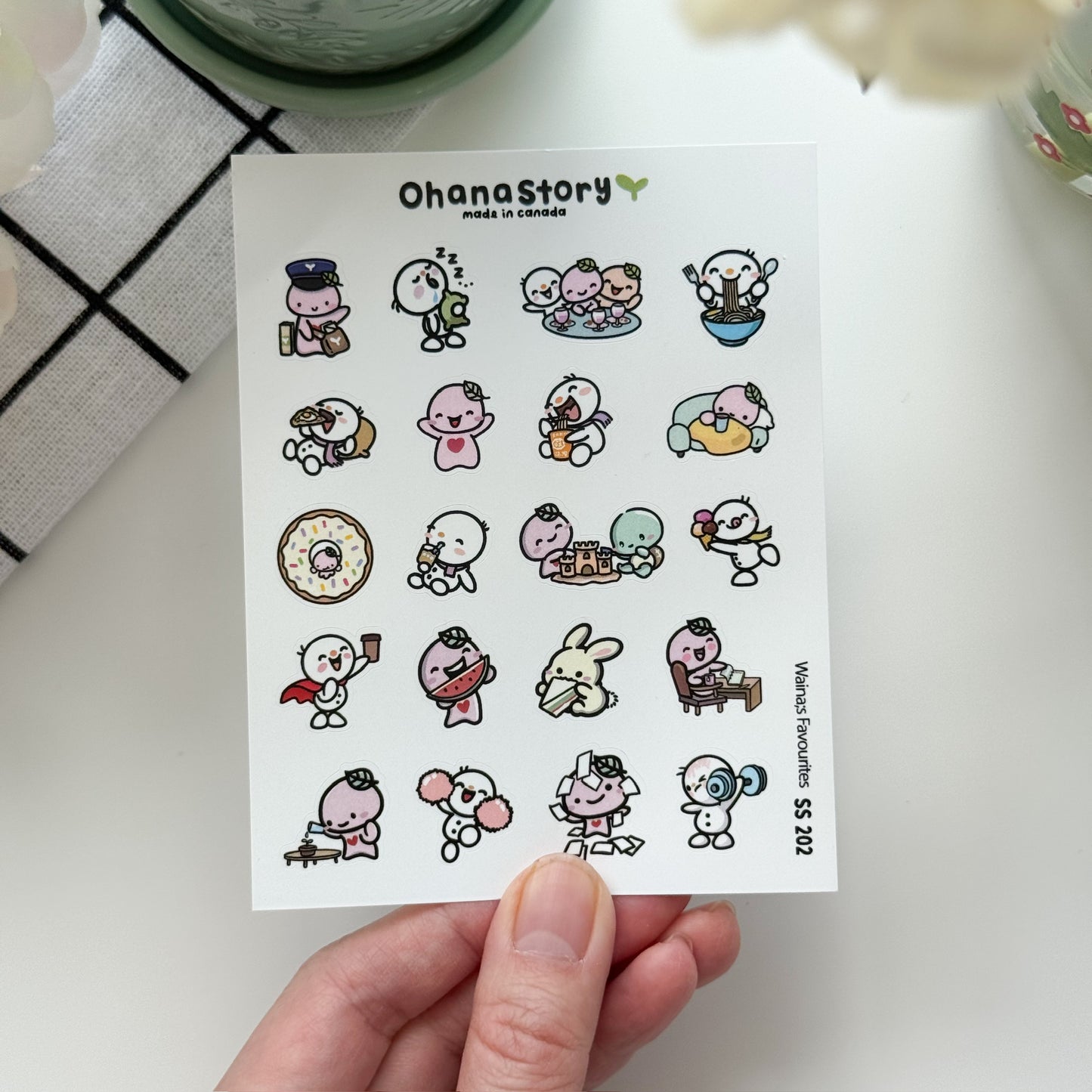 SS202 | Waina's Favourites 2026 Icon Stickers Sheet