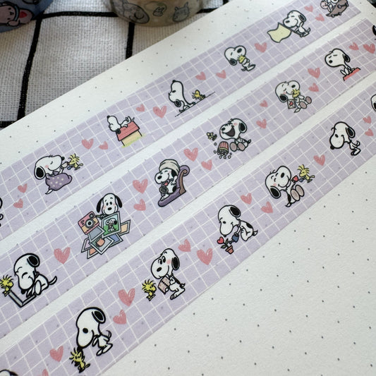 WT031 | Puppy's Love Washi Tape | 15mm x 10m