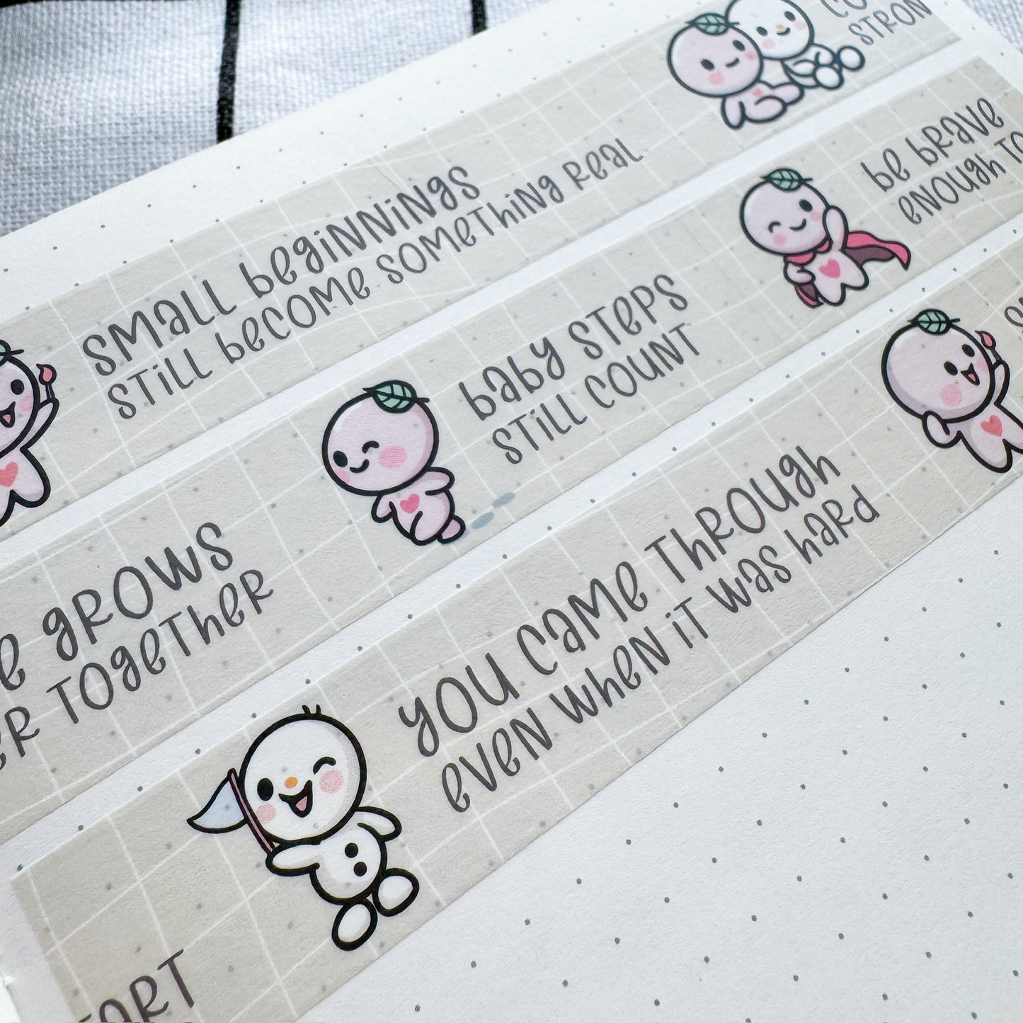 WT035 | Buji's Encouragement Washi Tape | 20mm x 10m