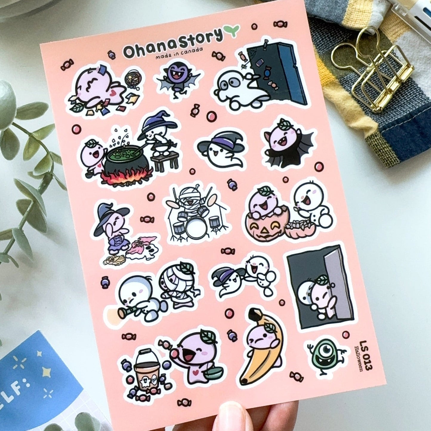 LS013 | Halloween Vinyl Sticker Sheet