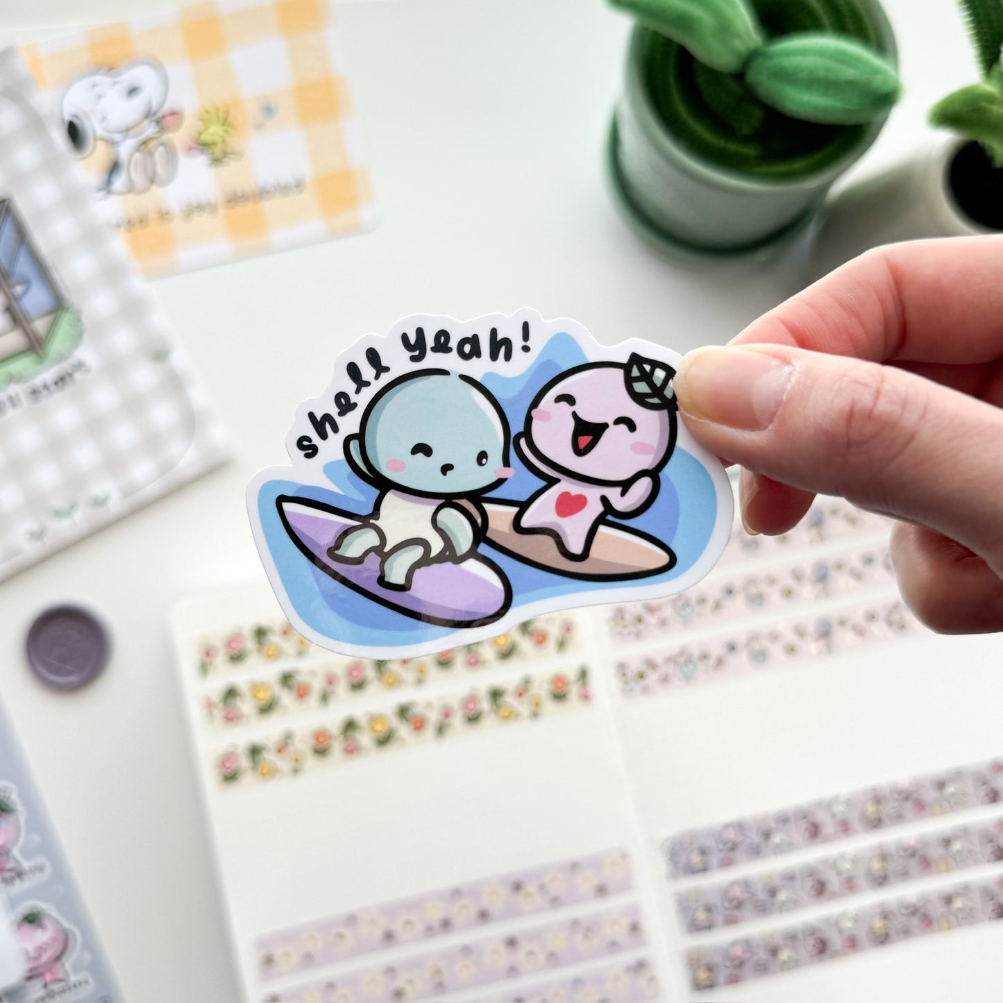 DC | "Shell Yeah!" Die Cut Sticker