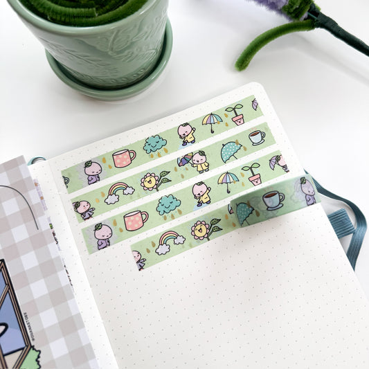 WT | It's Raining Washi Tape | 15mm x 10m