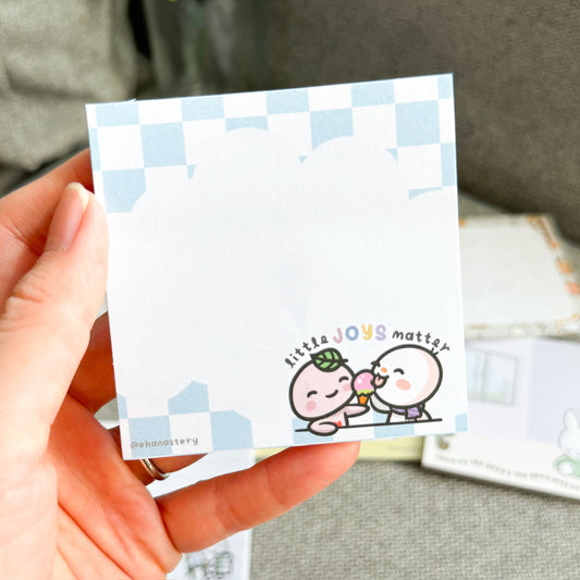 SN006 | Buji+Snomi "Little Joys Matter" Sticky Notes