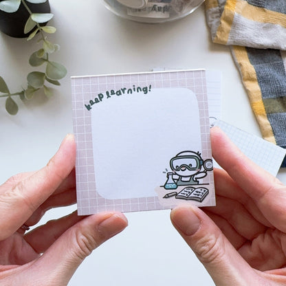 "Keep Learning" Tearaway Memopad - 3x3"