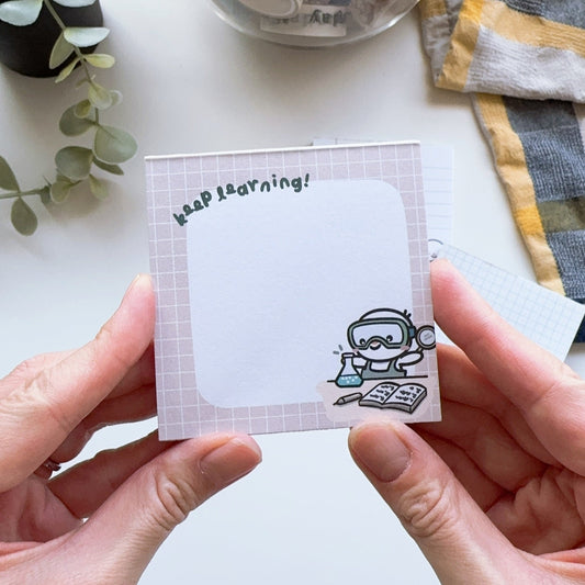"Keep Learning" Tearaway Memopad - 3x3"