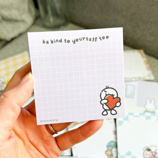 SN005 | Snomi "Be Kind to Yourself Too" Sticky Notes