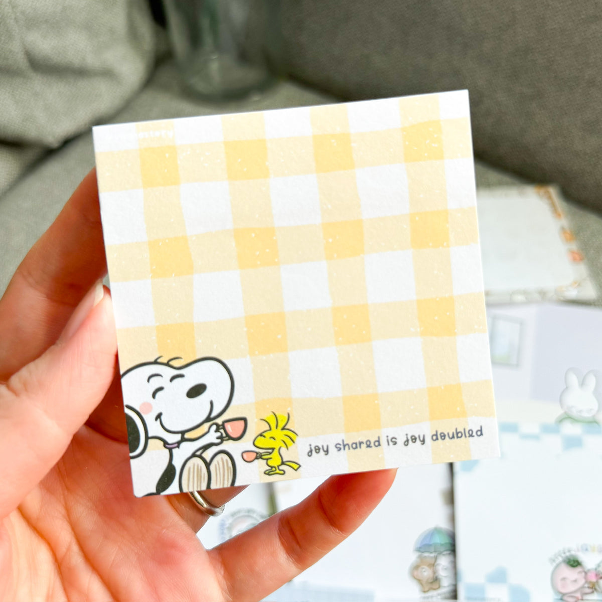 SN009 | Snoopy "Joy Shared is Joy Doubled" Sticky Notes