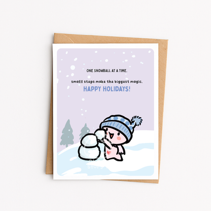 Pack of 5 All Holiday & Christmas Greeting Cards | Blank Inside