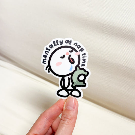 DC | Snomi "Mentally At Nap Time" Die Cut Sticker