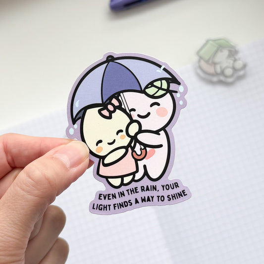 🎁 DC | “…Your Light Finds a Way to Shine" Die Cut Sticker | Tier 1 Freebie (100% off)