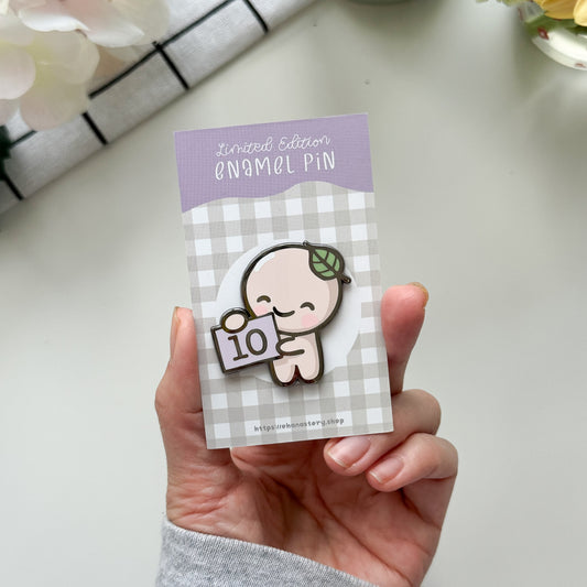Buji 10 Year Limited Edition Enamel Pin