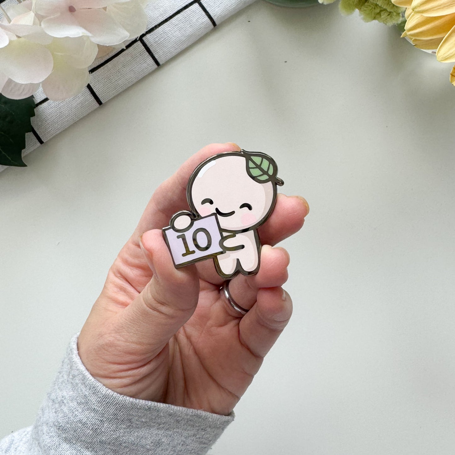Buji 10 Year Limited Edition Enamel Pin