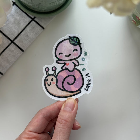 DC | "Take It Slow" Die Cut Sticker