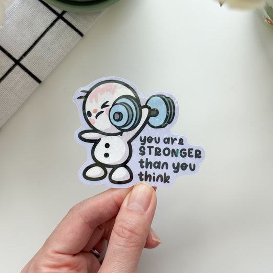 DC | "You Are Stronger Than You Think" Die Cut Sticker