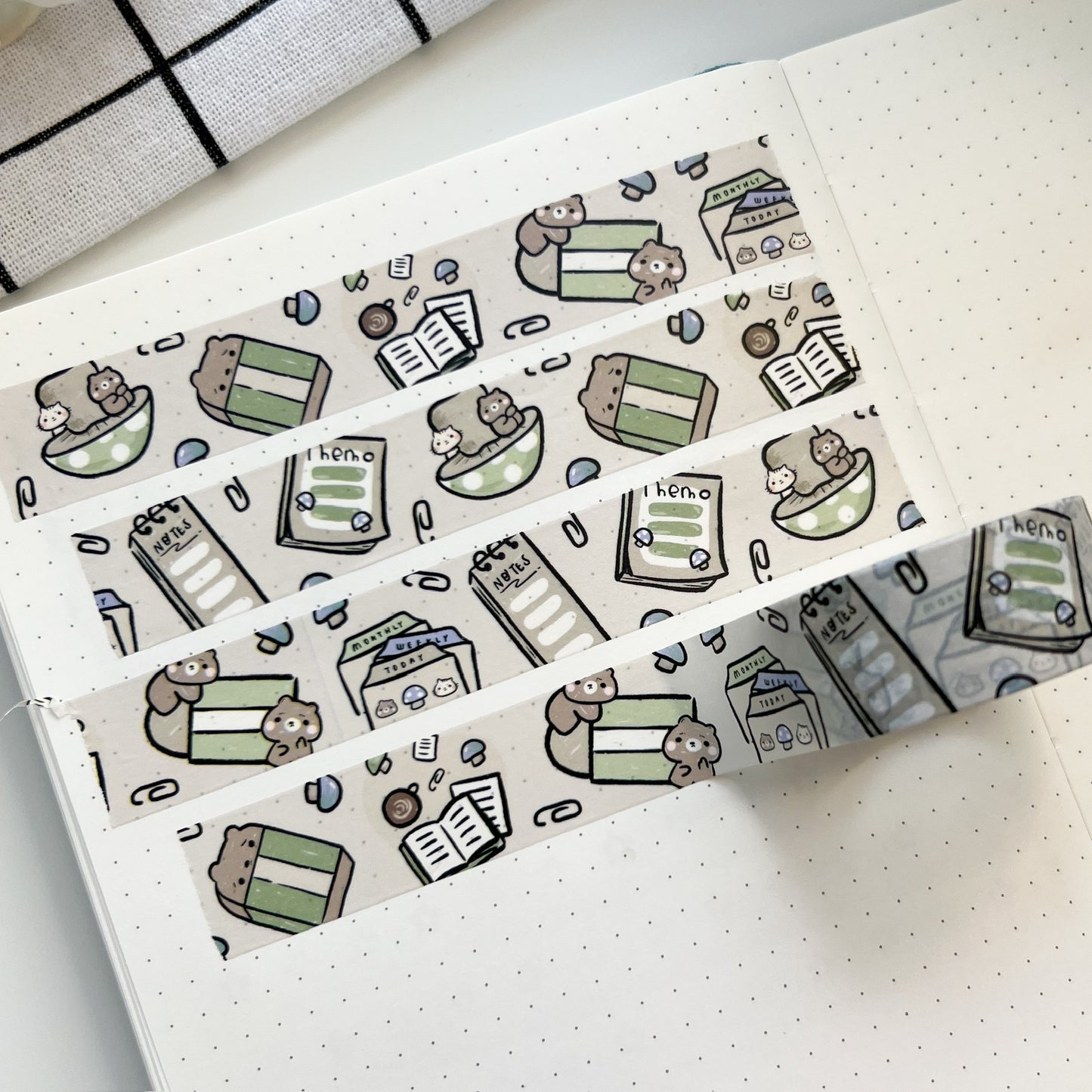 WT | Stationery Brownee Washi Tape | 20mm x 10m | Collab with @createwithpen