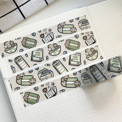 WT | Stationery Brownee Washi Tape | 20mm x 10m | Collab with @createwithpen