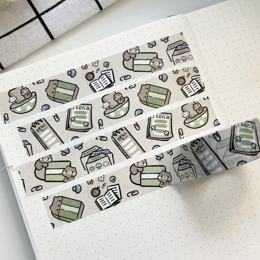WT | Stationery Brownee Washi Tape | 20mm x 10m | Collab with @createwithpen