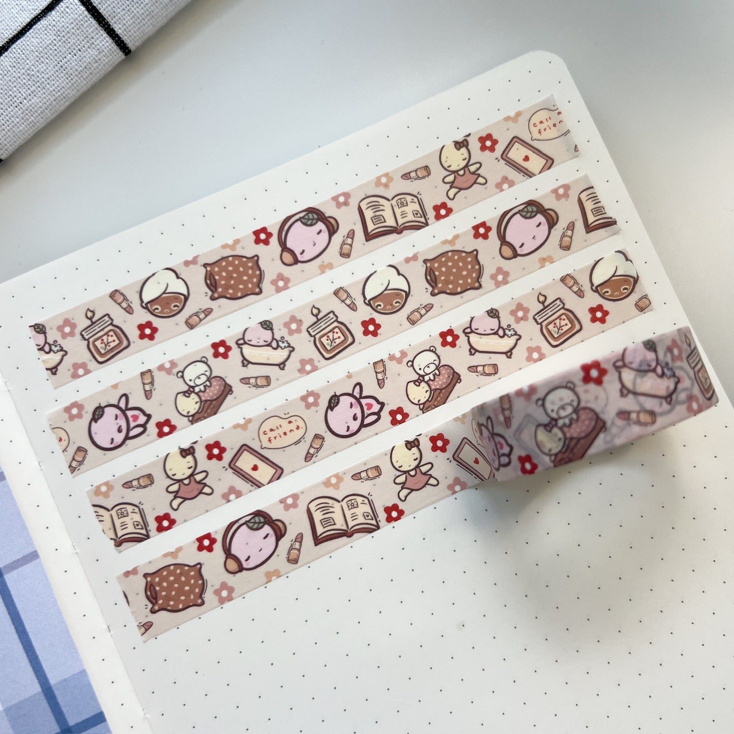 WT | Self Care Washi Tape | 15mm x 10m | Collab with @createwithpen