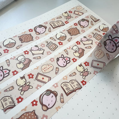 WT | Self Care Washi Tape | 15mm x 10m | Collab with @createwithpen