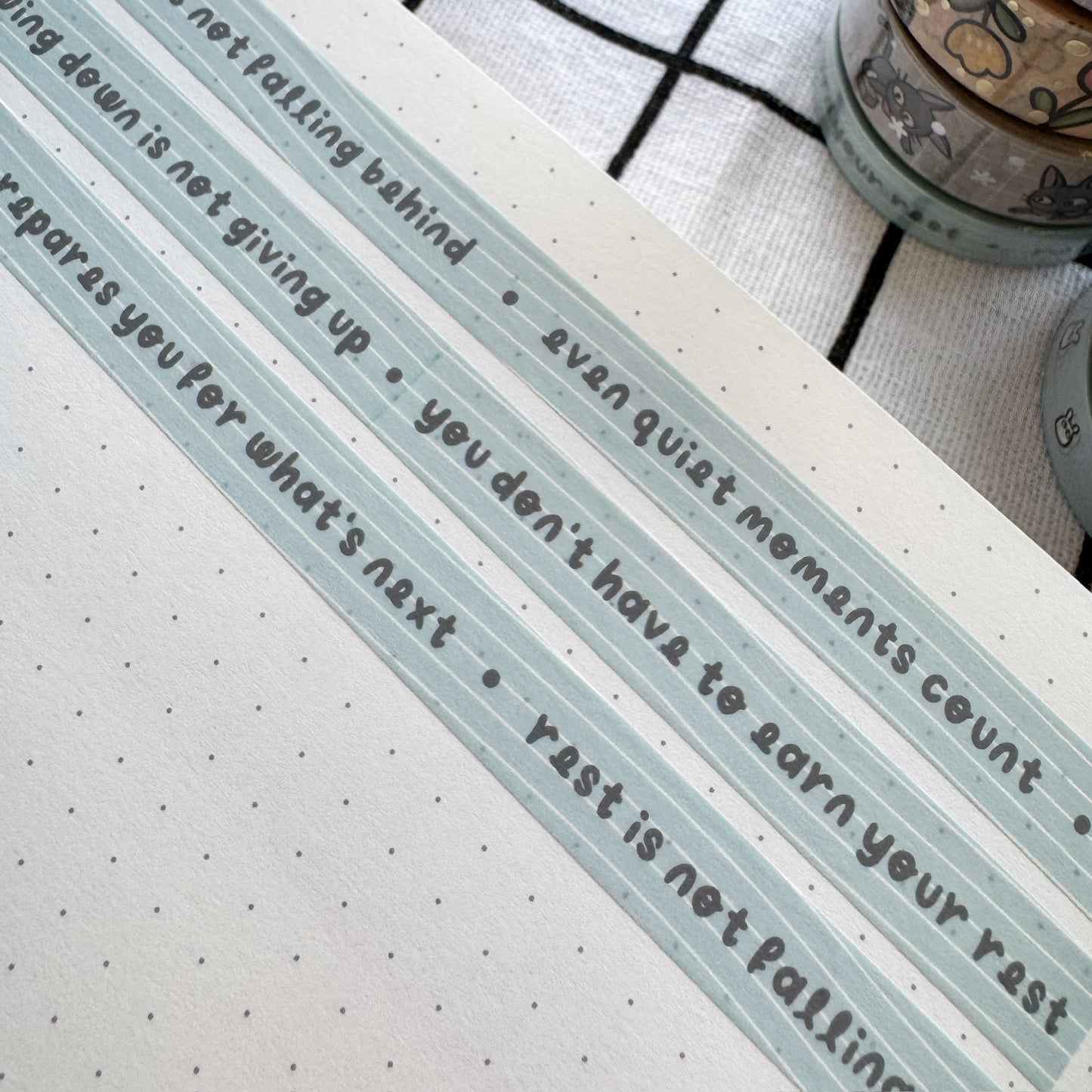 WT029 | Let's Rest Washi Tape | 10mm x 10m