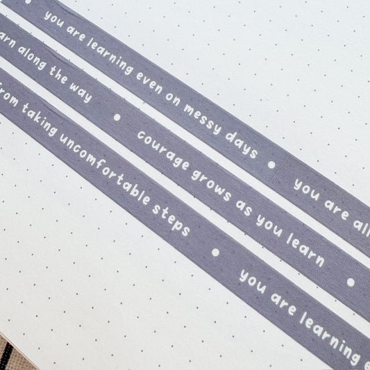 WT034 | Learning Letters Washi Tape | 10mm x 10m