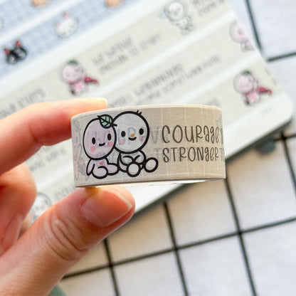 WT035 | Buji's Encouragement Washi Tape | 20mm x 10m