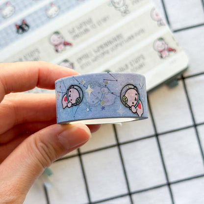 WT025 | Buji Stargazing V2 Washi Tape (Silver Foil) | 20mm x 10m
