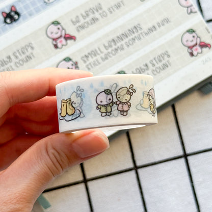WT041 | Fun in the Rain Washi Tape | 20mm x 10m | Collab with @createwithpen