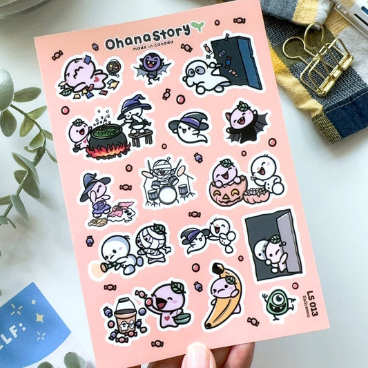 LS013 | Halloween Vinyl Sticker Sheet