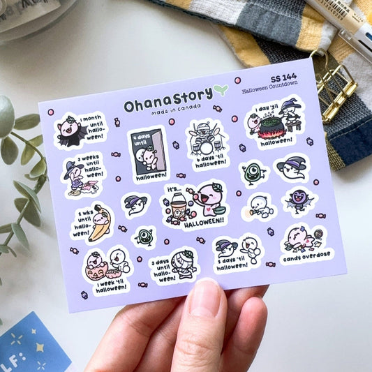SS144 | Halloween Countdown Sticker Sheet