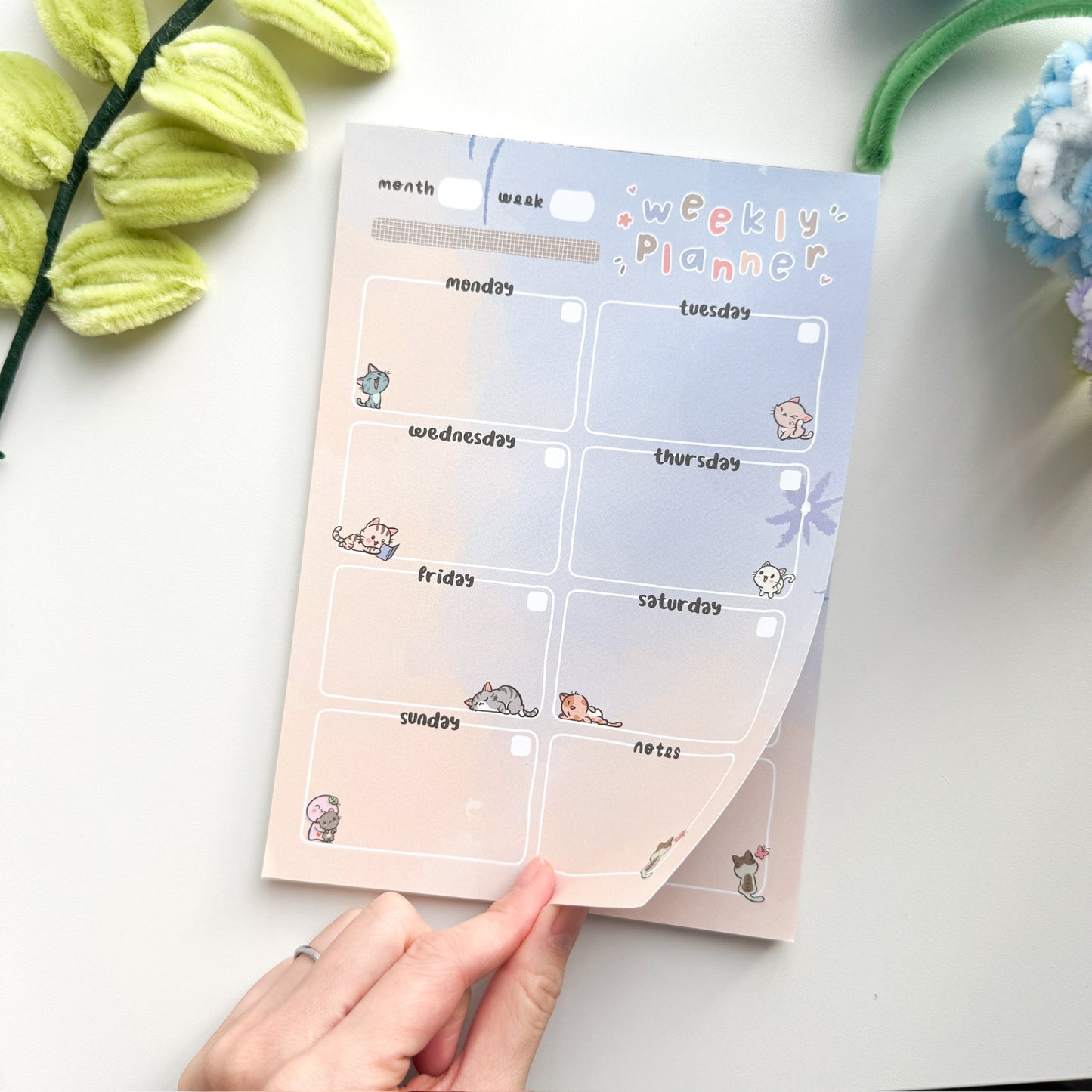 A5 Tearaway Notepad | Cozy Cat