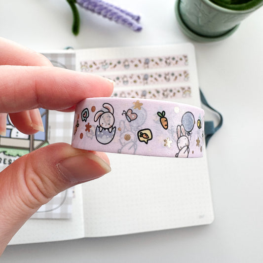 WT | Spring Bunnies Washi Tape | 15mm x 10m