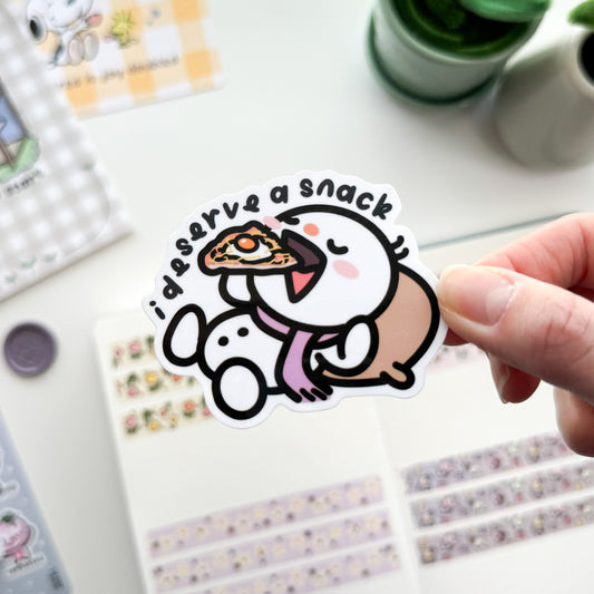 DC | "I Deserve A Snack" Die Cut Sticker