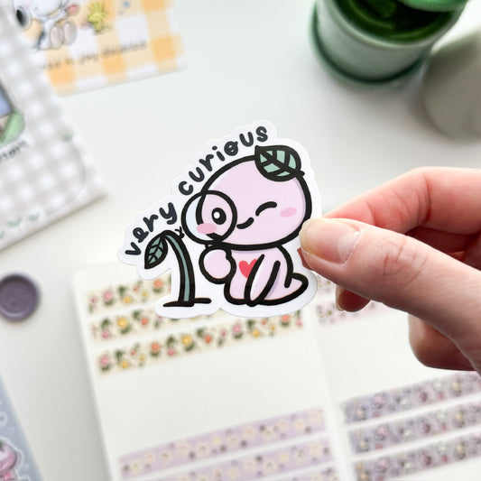 DC | "Very Curious" Die Cut Sticker