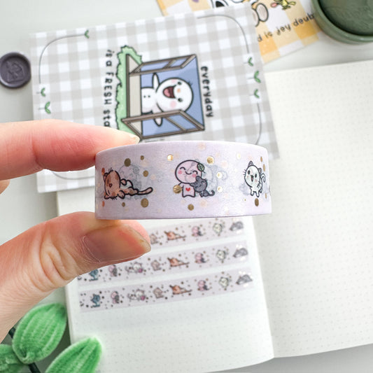 WT | Kitties Washi Tape | 15mm x 10m