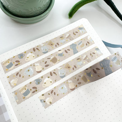WT | Coffee Mugs Washi Tape | 15mm x 10m