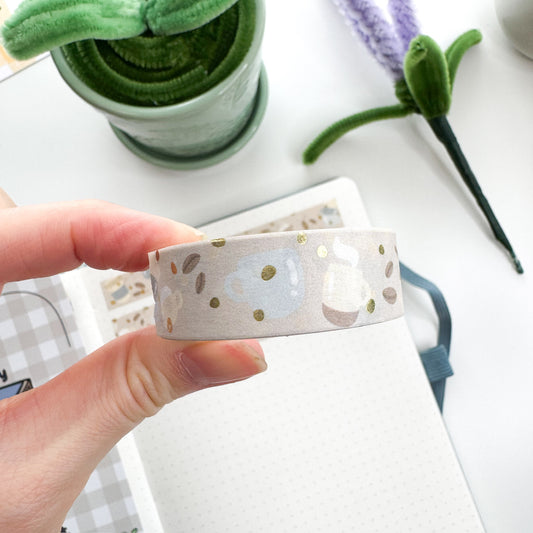 WT | Coffee Mugs Washi Tape | 15mm x 10m