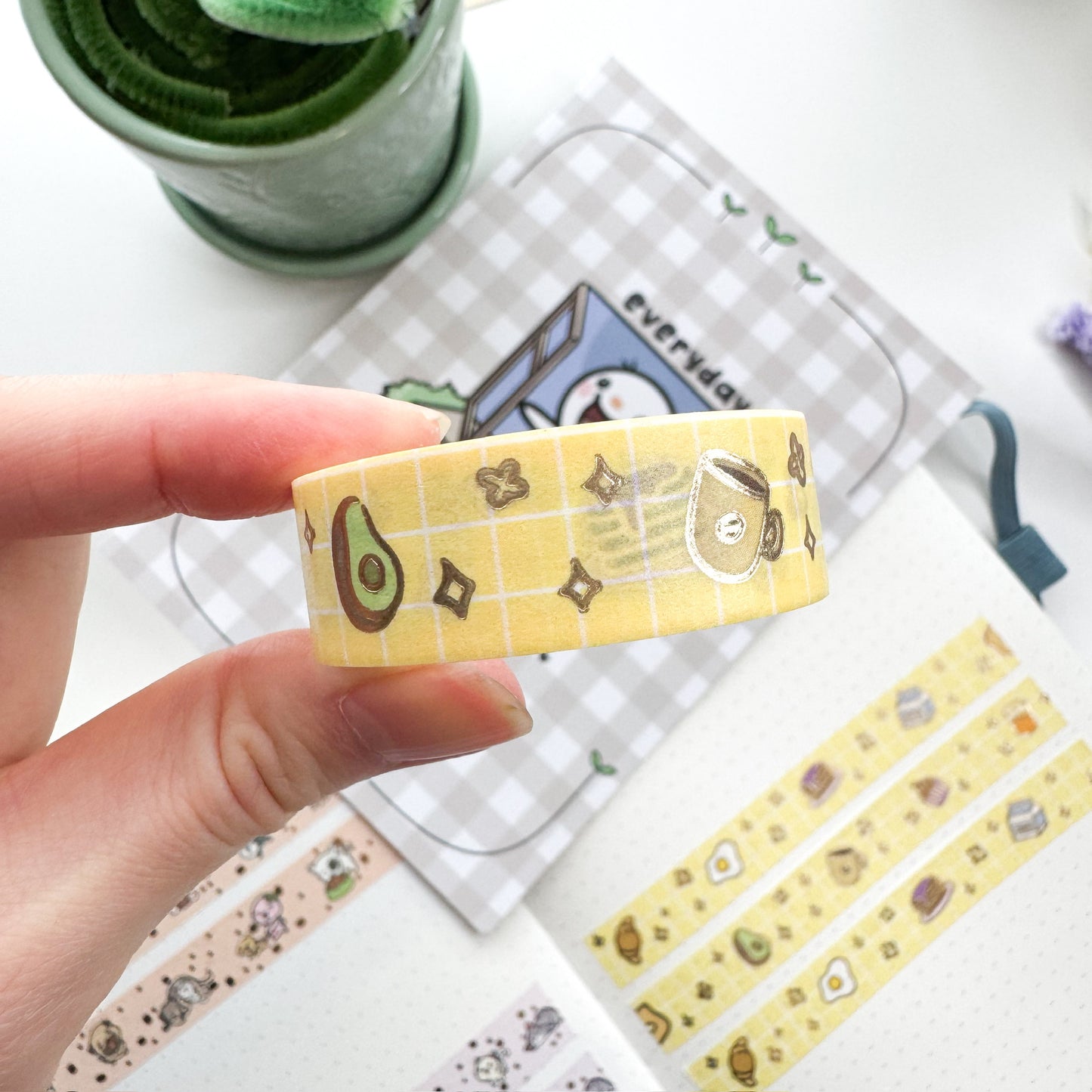 WT | Breakfast Foods Washi Tape | 15mm x 10m