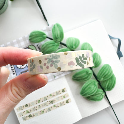 WT | Plant Pattern Washi Tape | 10mm x 10m