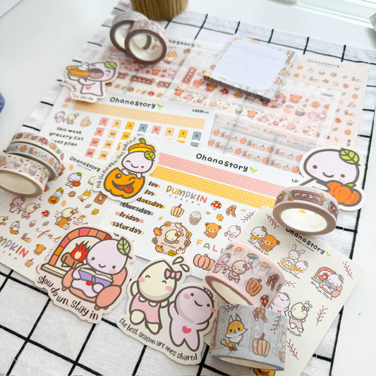 The Complete Fall STICKERS & STATIONERY Bundle