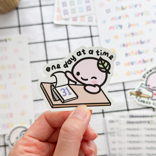 DC | Buji "One Day at a Time" Die Cut Sticker