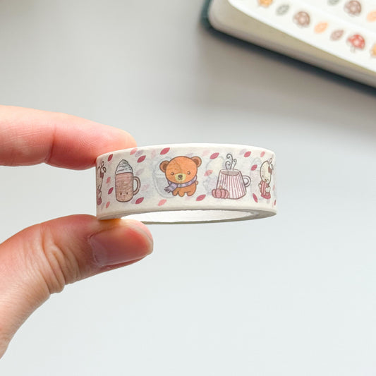 WT046 | Autumn Treats Washi Tape | 15mm x 10m | Collab with @createwithpen