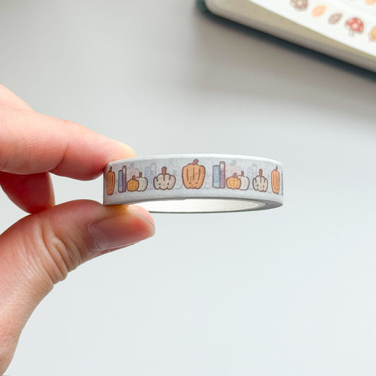 WT050 | Harvest Pumpkins Washi Tape | 10mm x 10m | Collab with @createwithpen