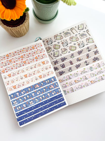 WT051 | Stargazing Night with Buji & Tinta Washi Tape | 15mm x 10m | Collab with @createwithpen