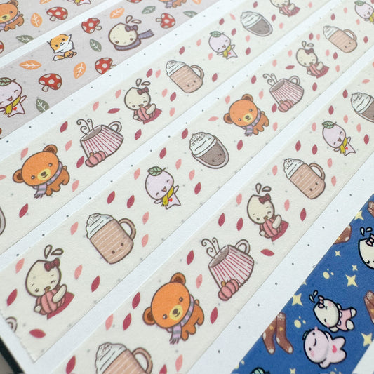 WT046 | Autumn Treats Washi Tape | 15mm x 10m | Collab with @createwithpen