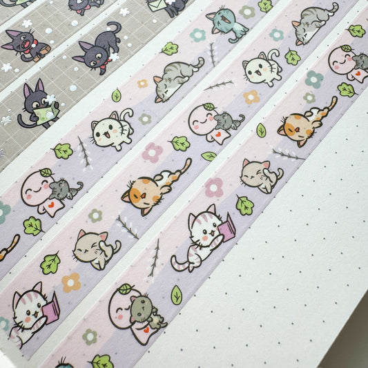 WT010 | Kitties Washi Tape V2 | 15mm x 10m